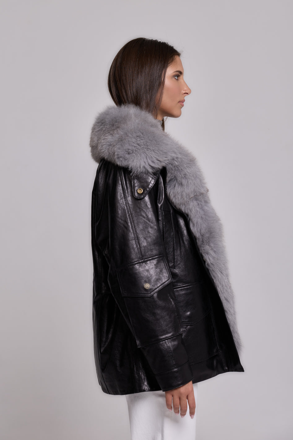 CUIR ARMÉE NOIR-GRIS