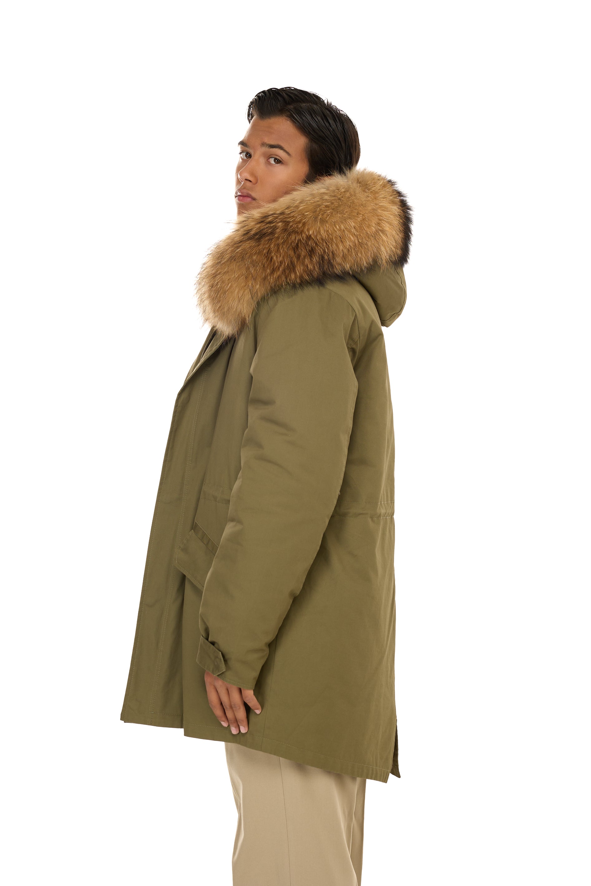 Parka long  Raccon