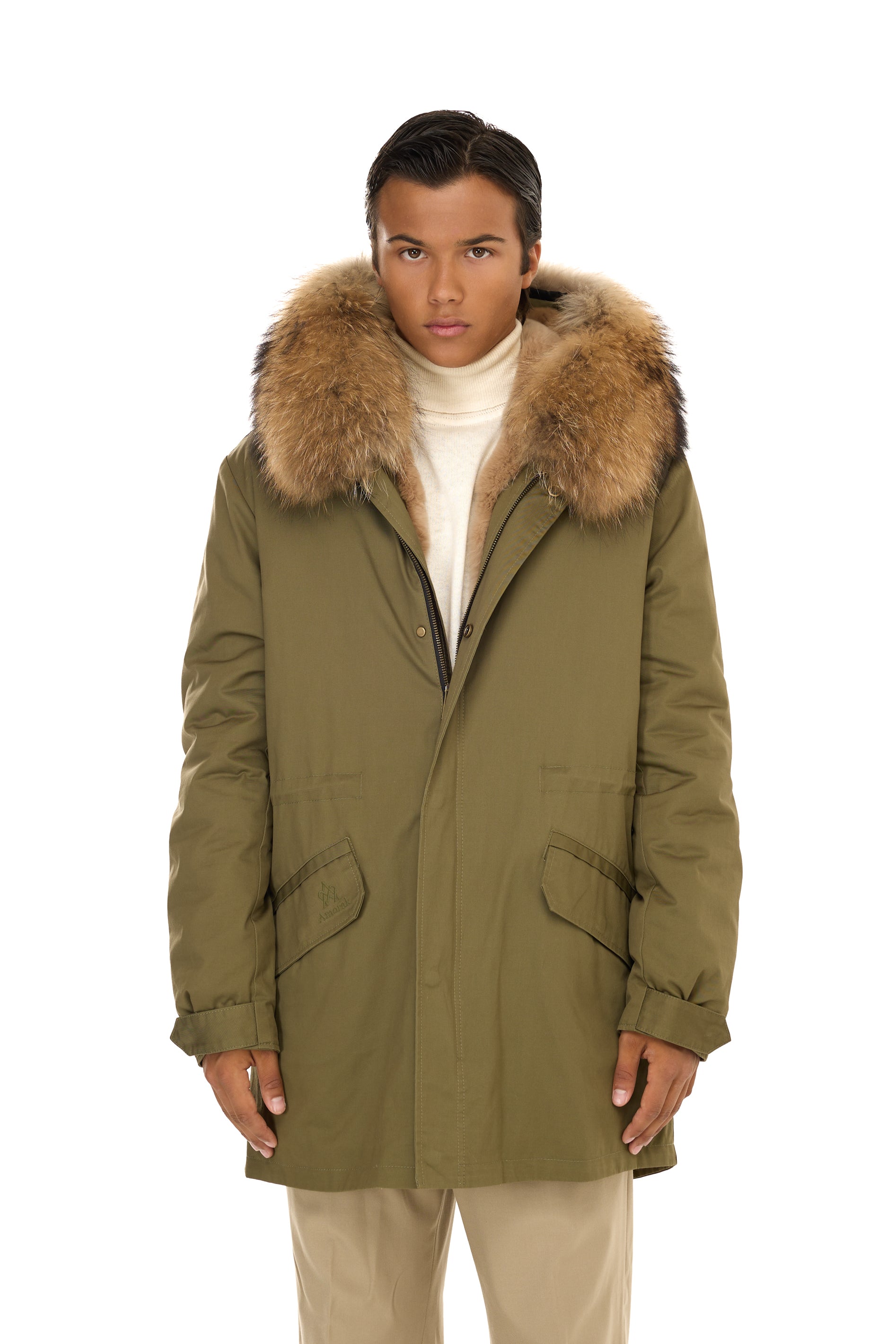 Parka long  Raccon