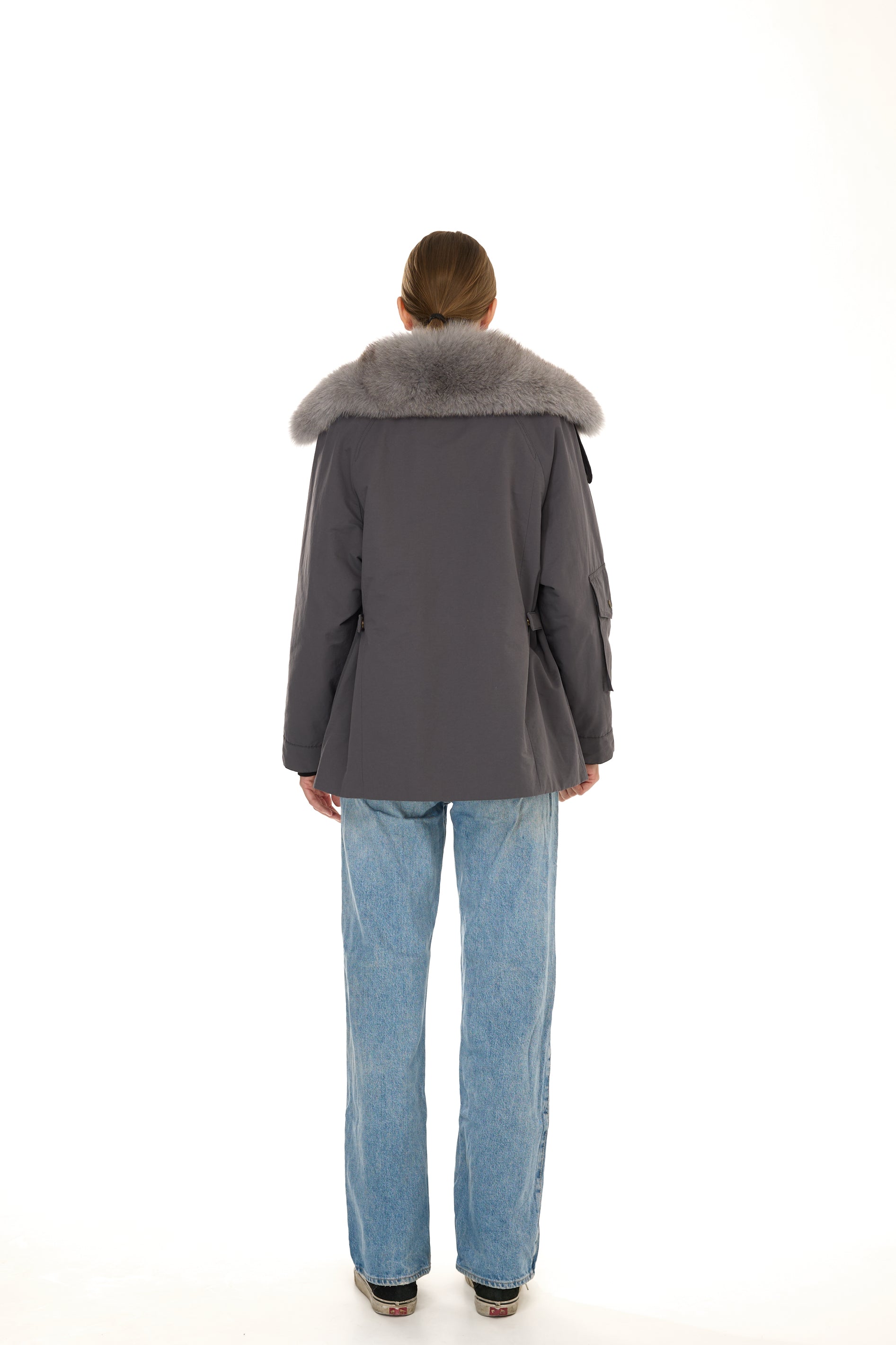 Park Army Gray in waterproof cotton mixed