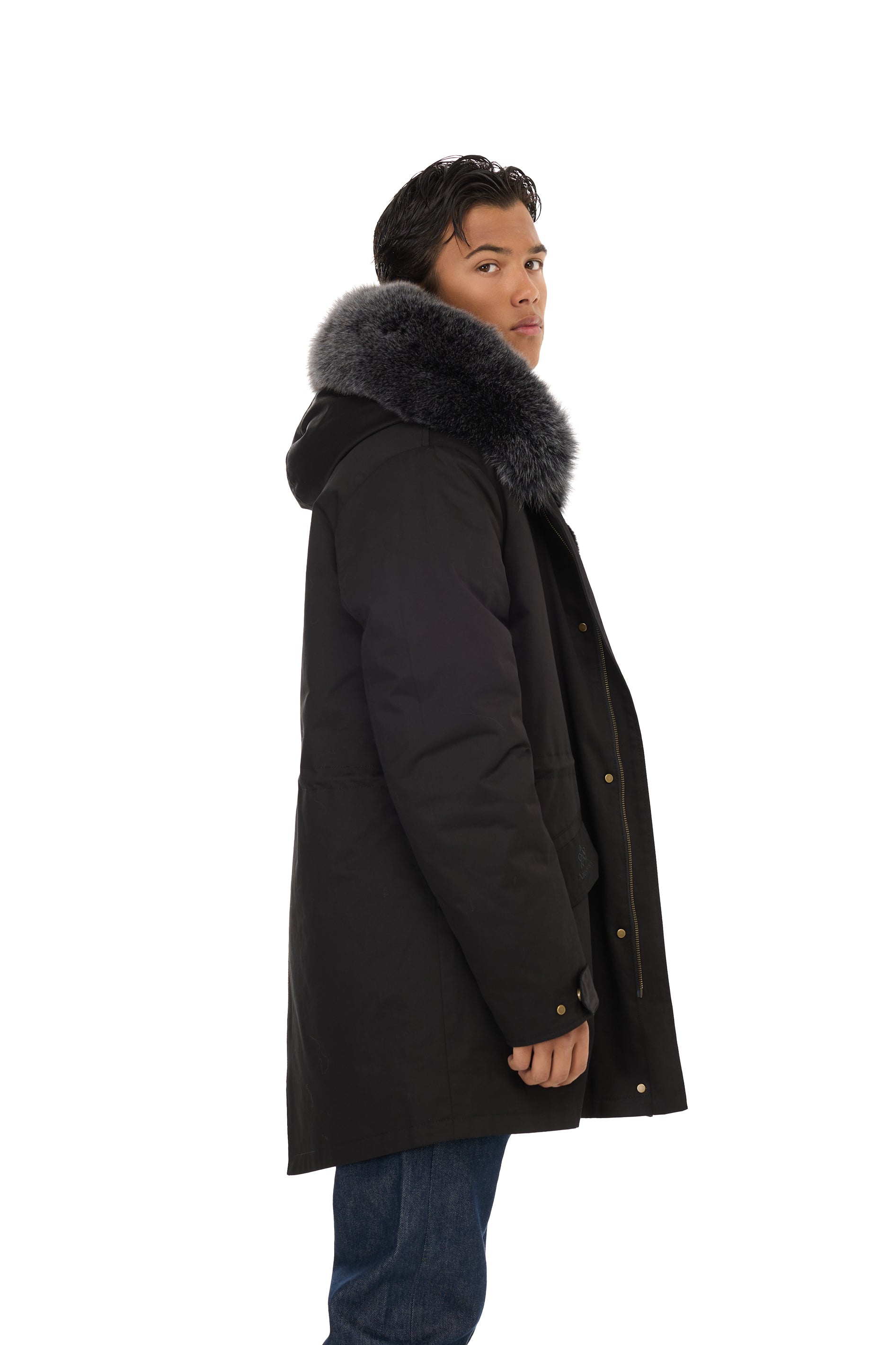 Park Long Fox Silver Gray
