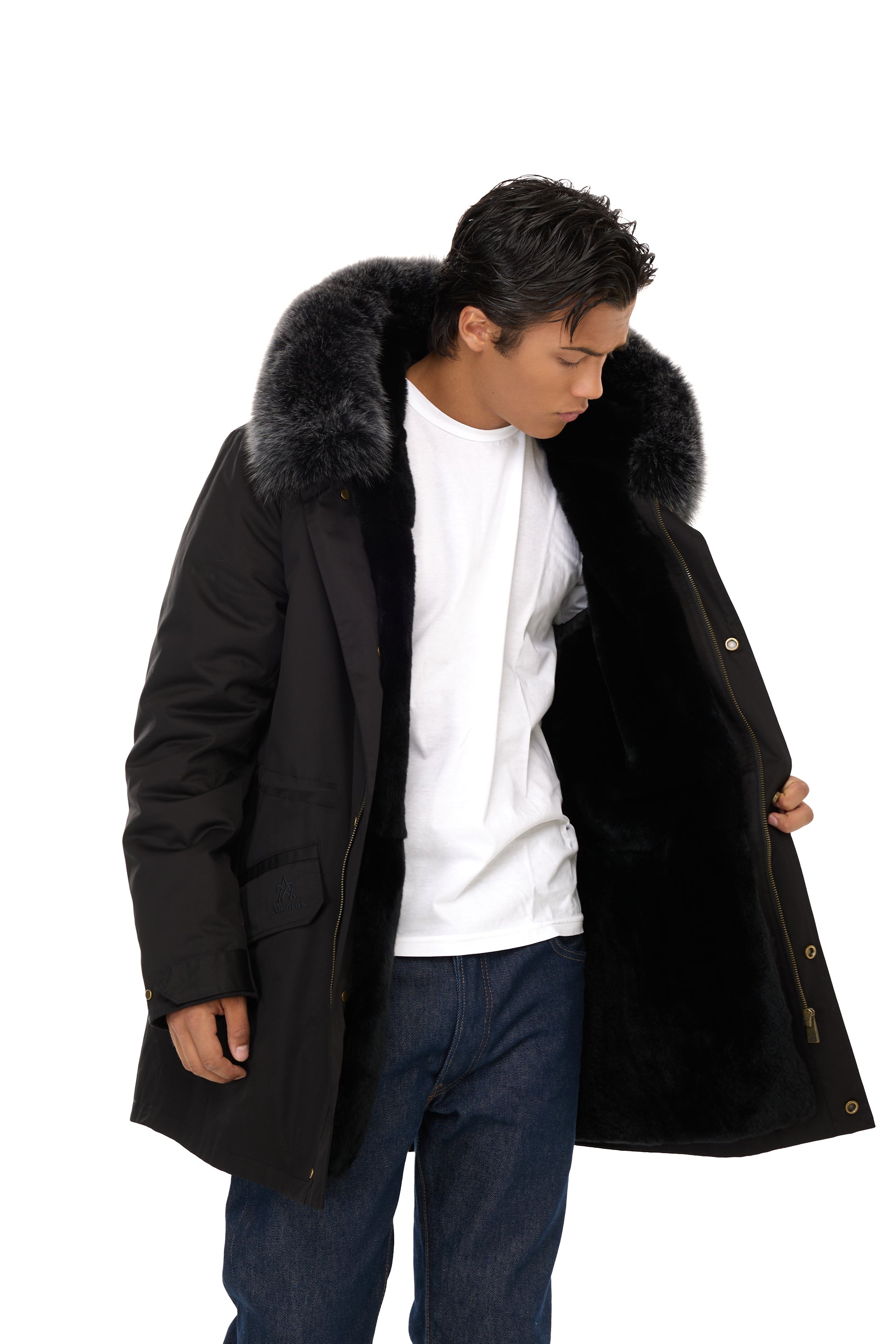 Park Long Fox Silver Gray
