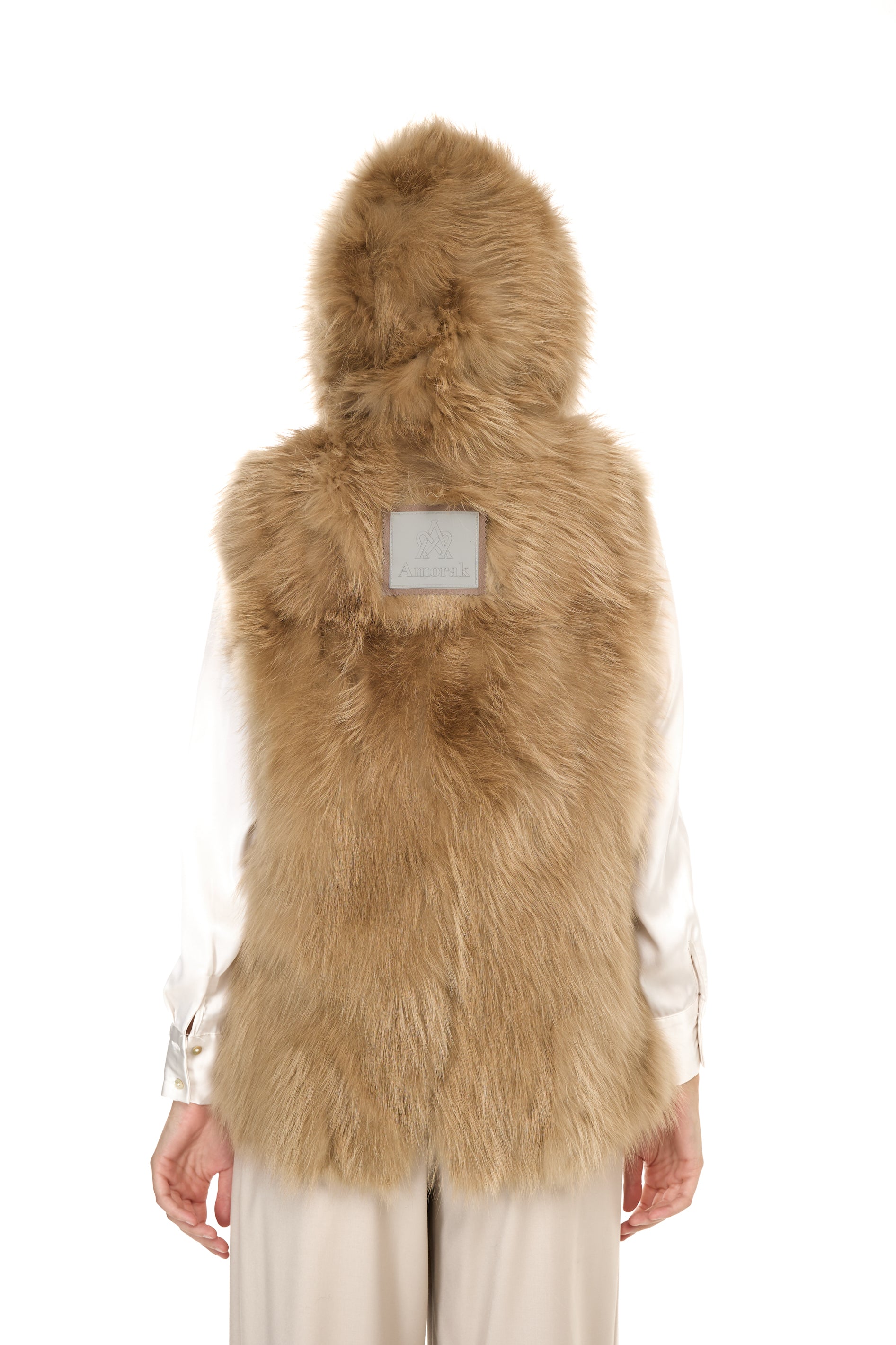 Park Short Urban Raccoon in waterproof cotton mixed with vest in saying