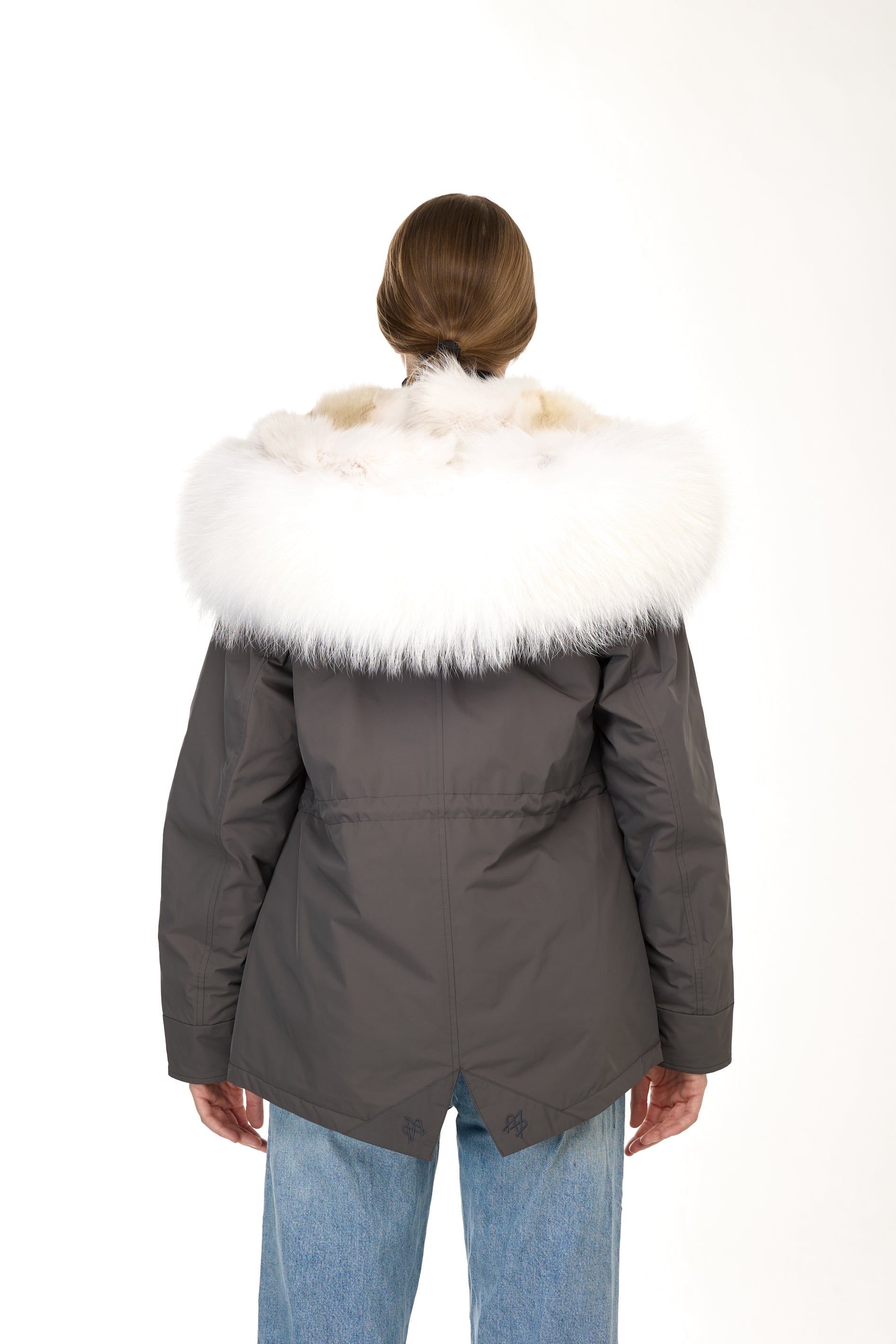 Park Short Urban White in waterproof cotton mixed with coyote vest