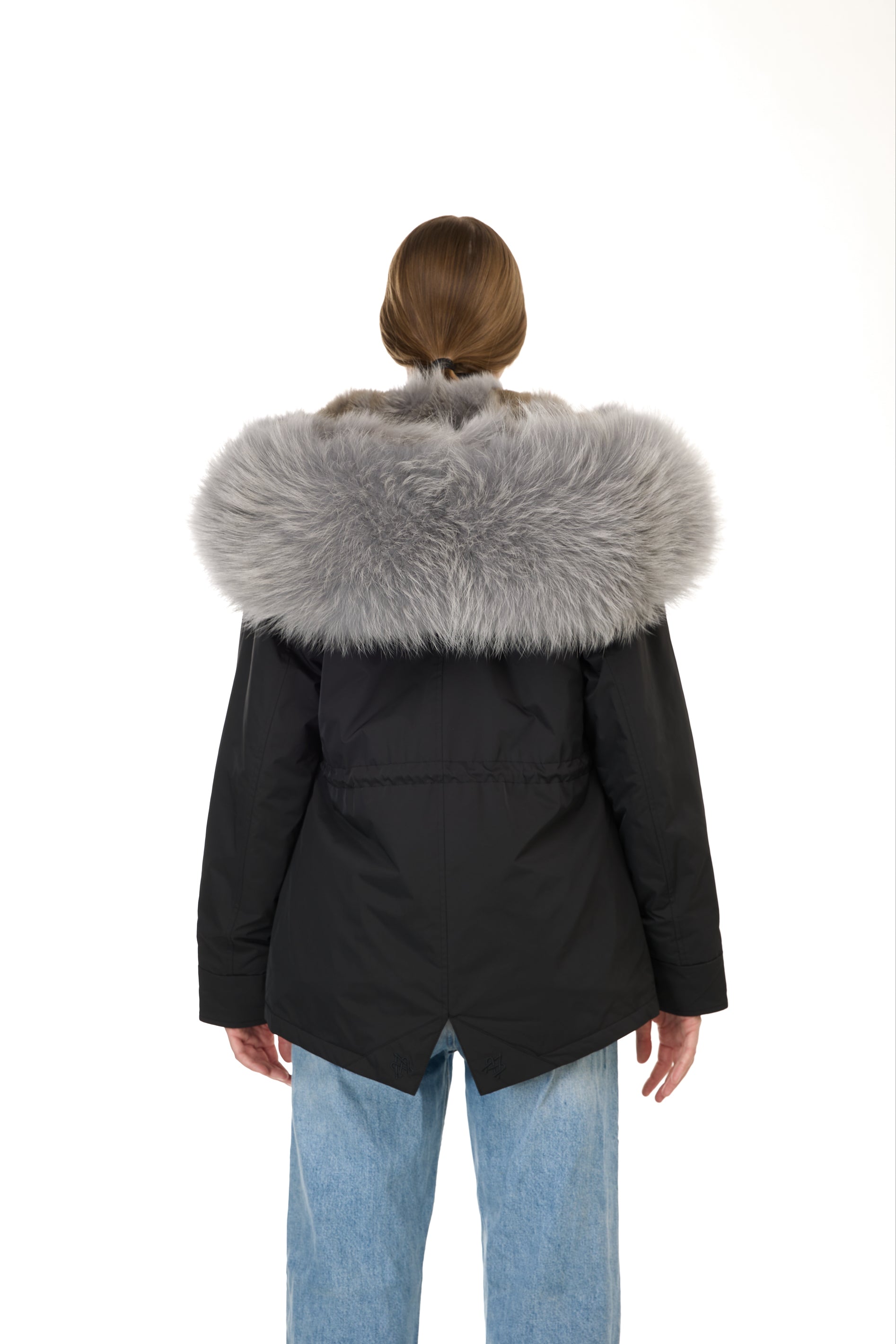 Park Short Urban Gray in waterproof cotton mixed with coyote vest