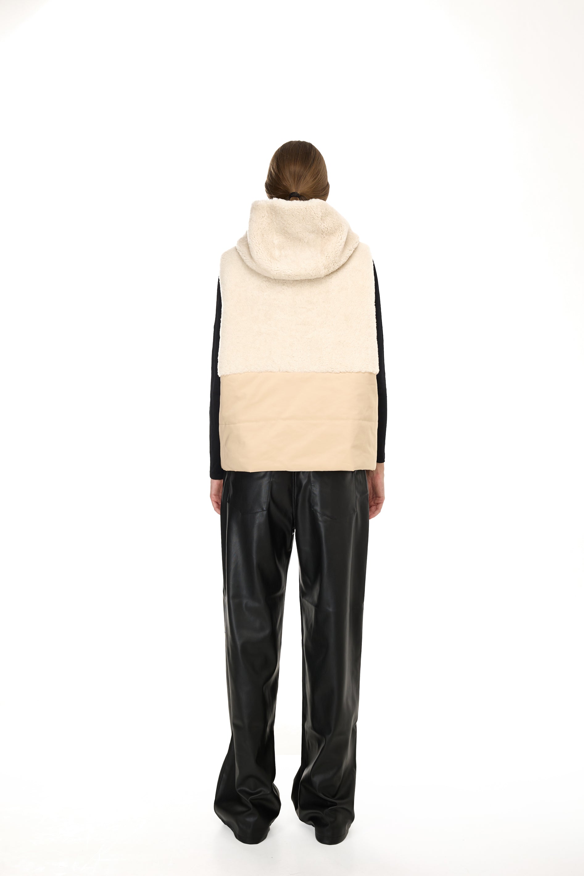 Lamb Ivory - Amorak Italie Hots in Merino Hood