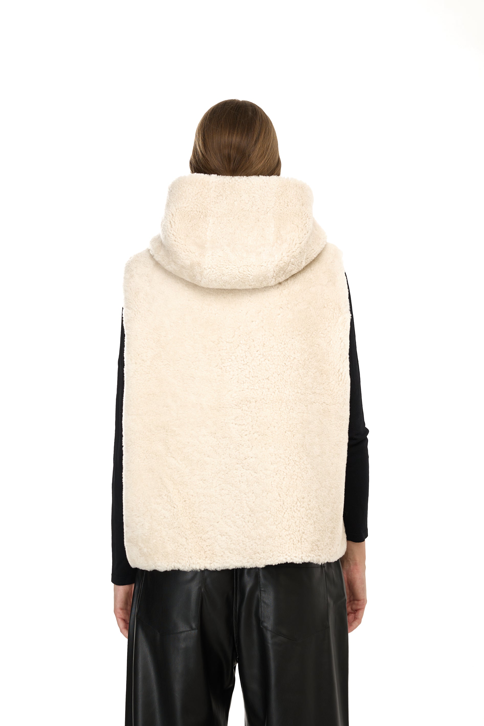 Lamb Ivory - Amorak Italie Hots in Merino Hood