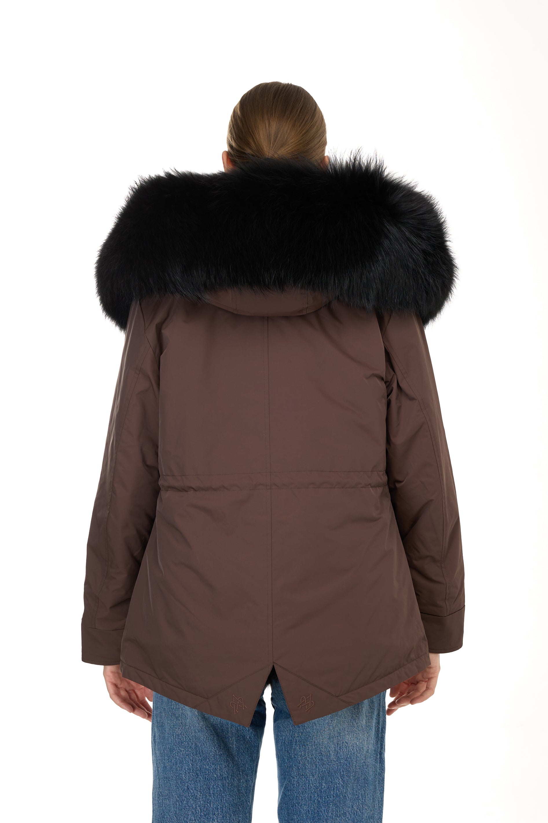 Park Short Urban Black in waterproof cotton mixed with coyote vest