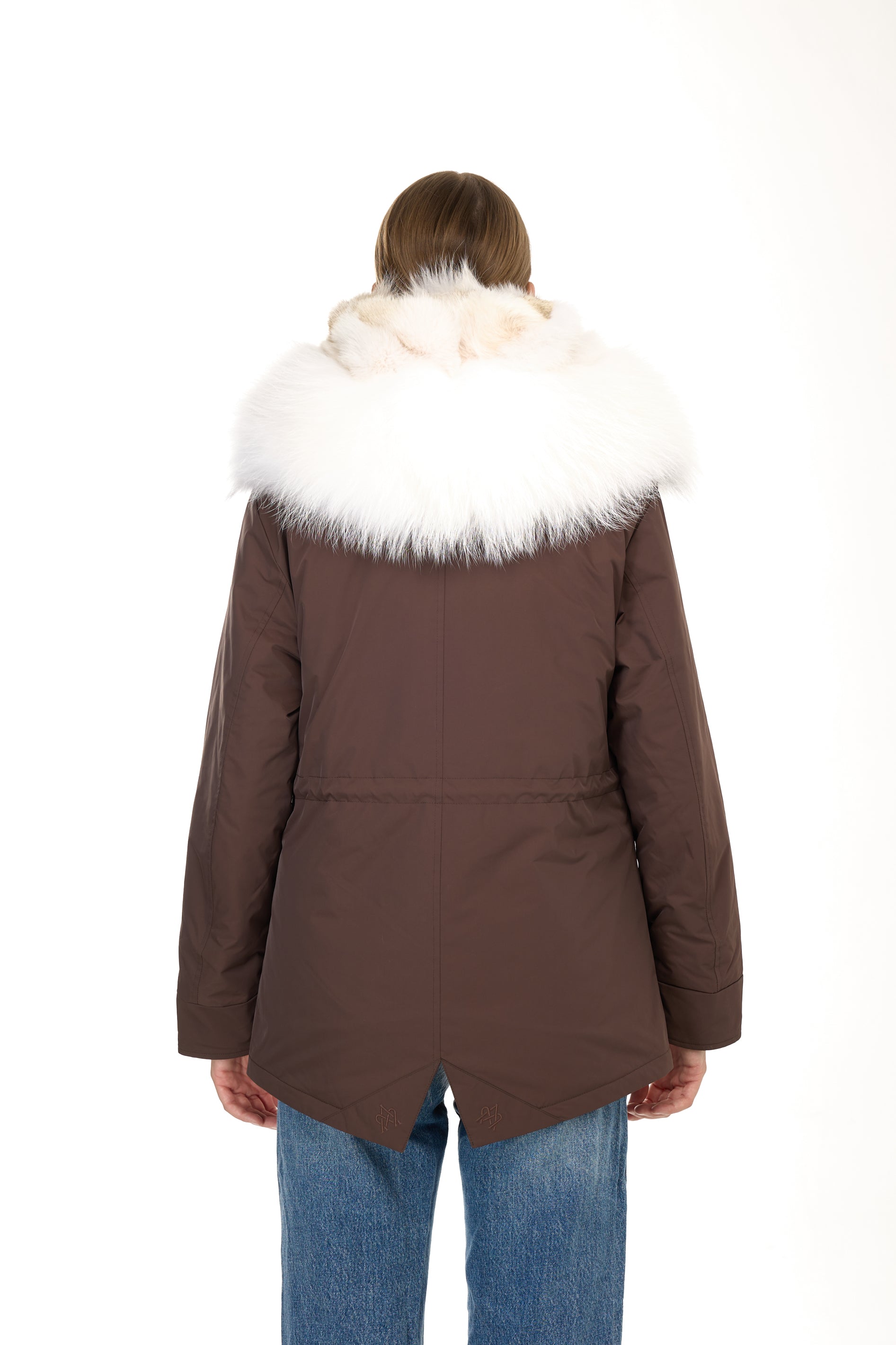 Park Short Urban White in waterproof cotton mixed with coyote vest