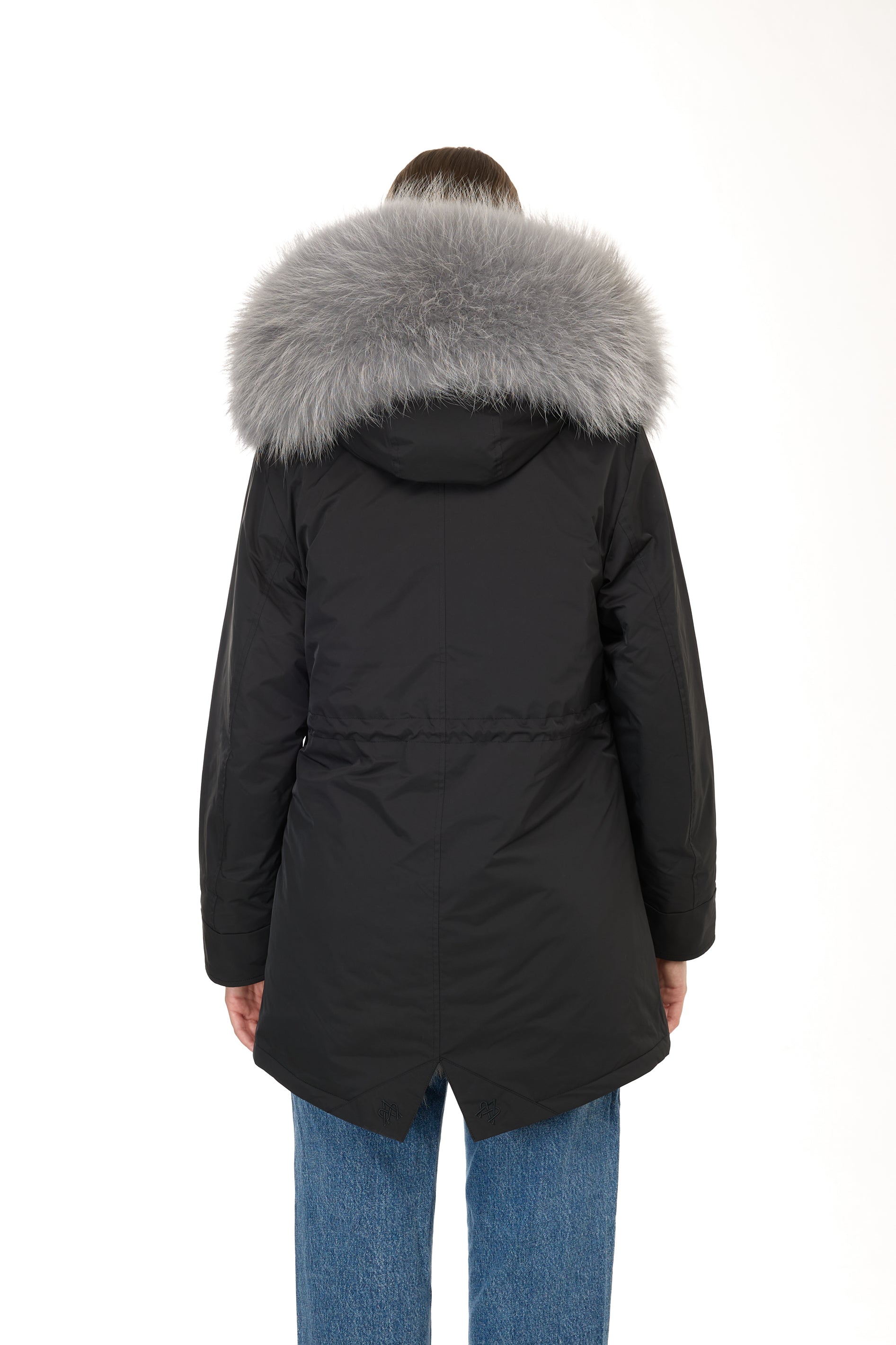 Park Long Urban Gray in waterproof cotton mixed with coyote vest