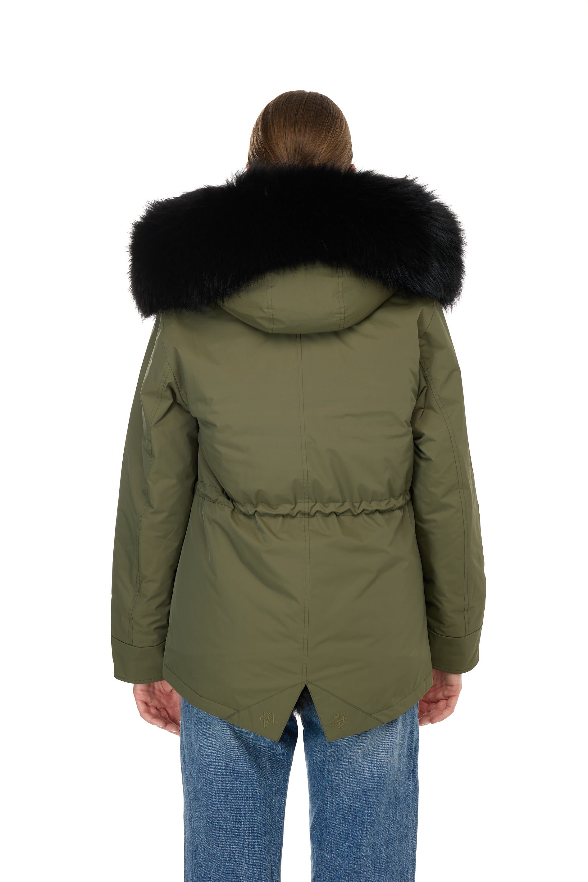 Park Short Urban Black in waterproof cotton mixed with coyote vest