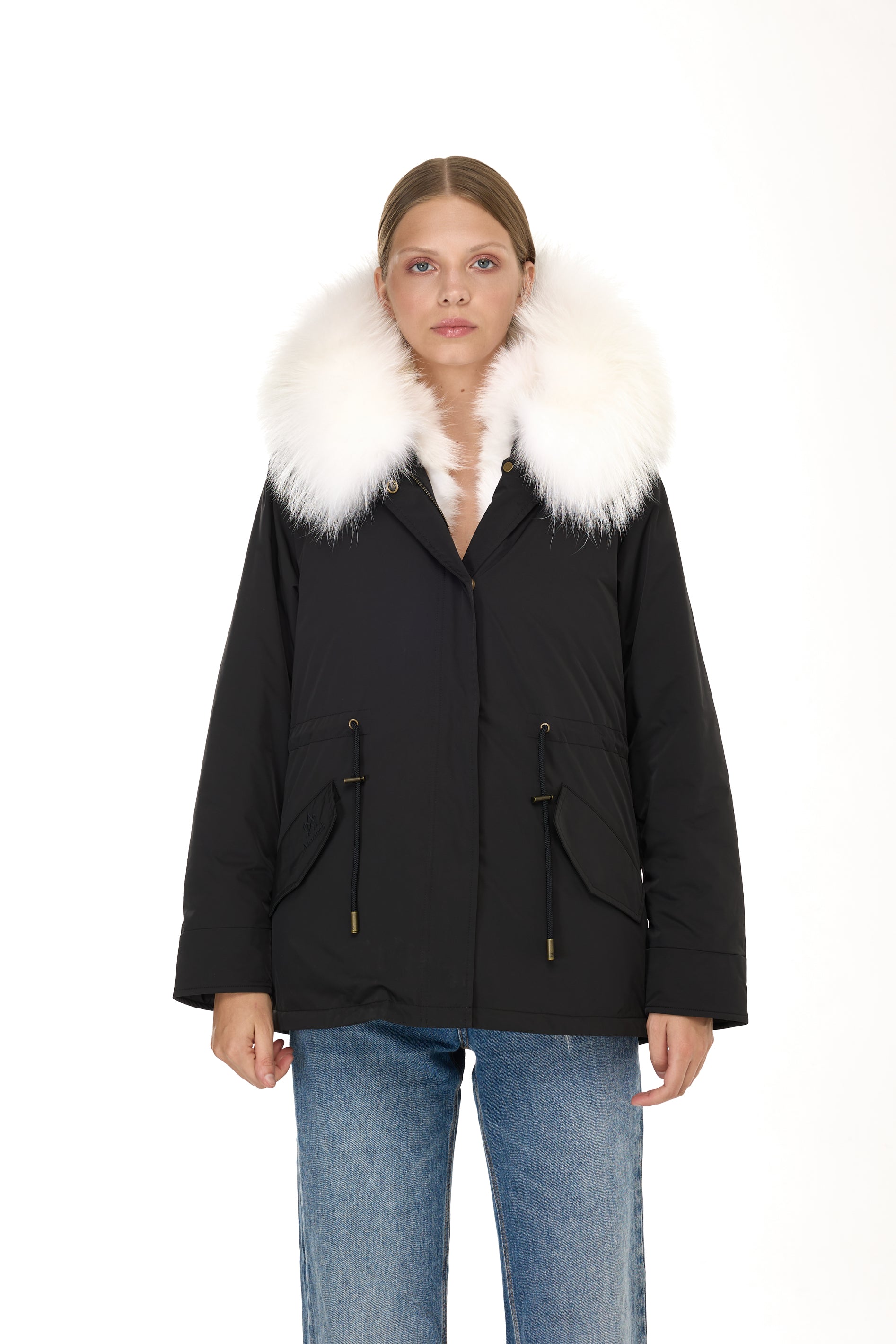 Park Short Urban White in waterproof cotton mixed with coyote vest
