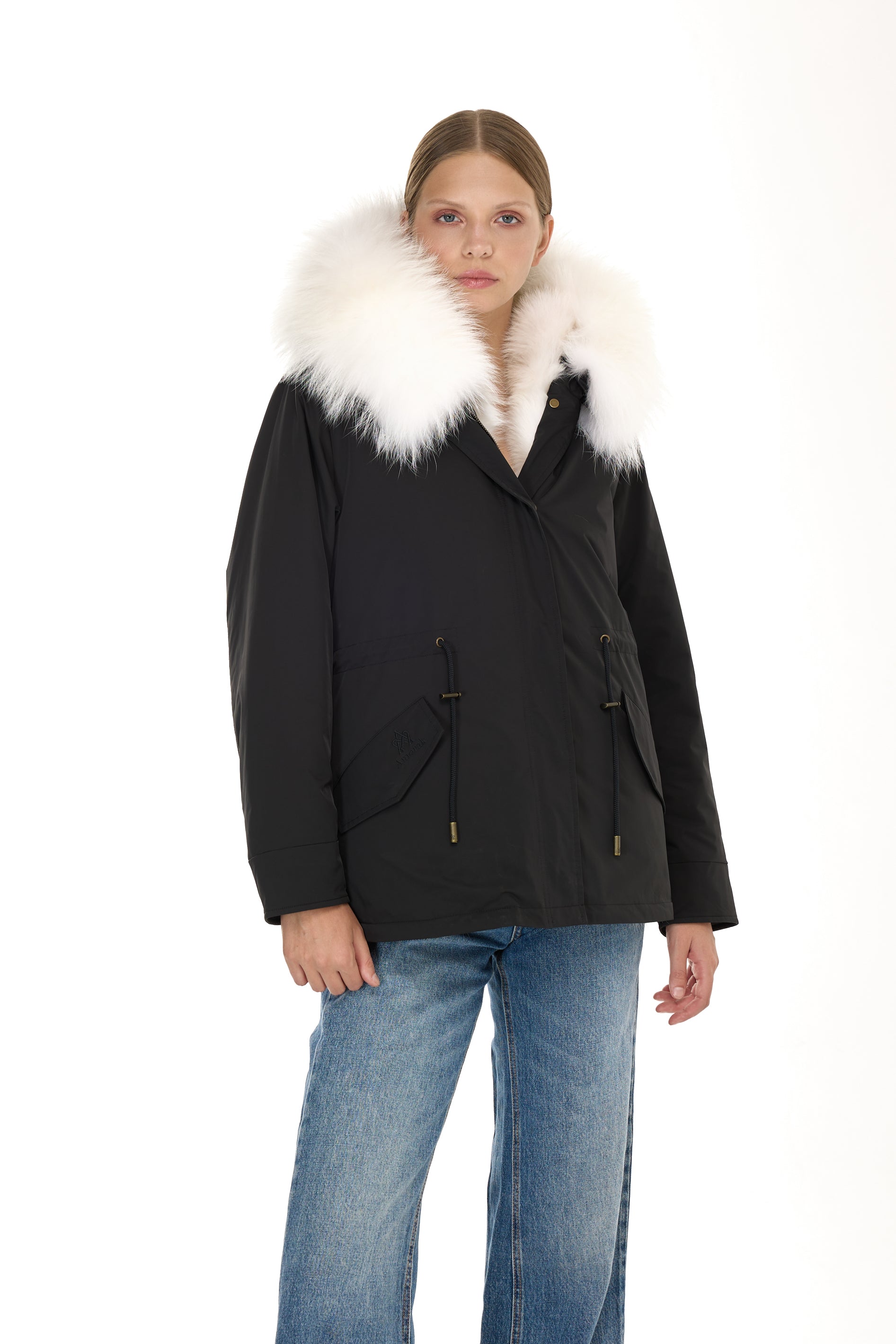 Park Short Urban White in waterproof cotton mixed with coyote vest