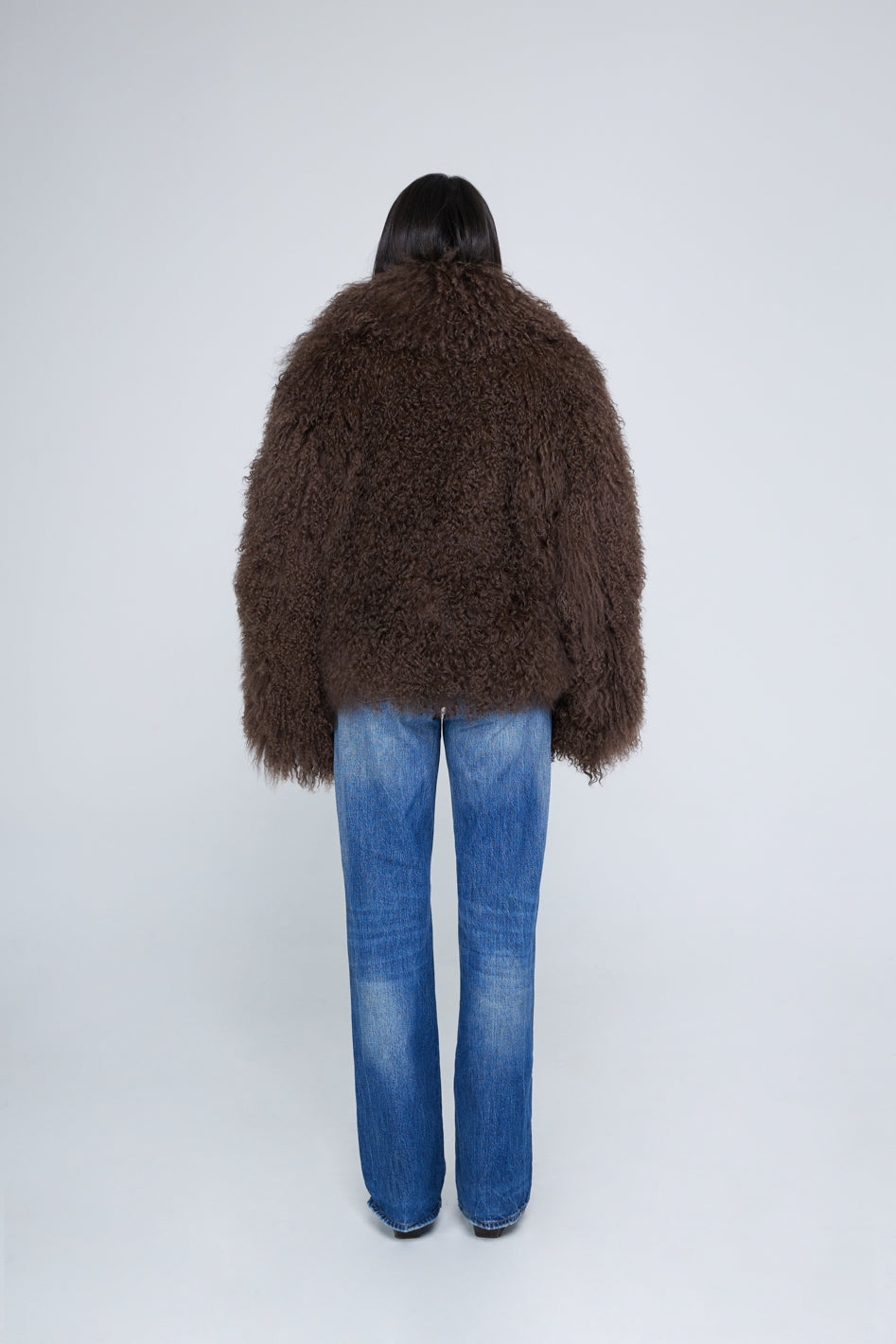 Mongolia shearling Coat Coffe